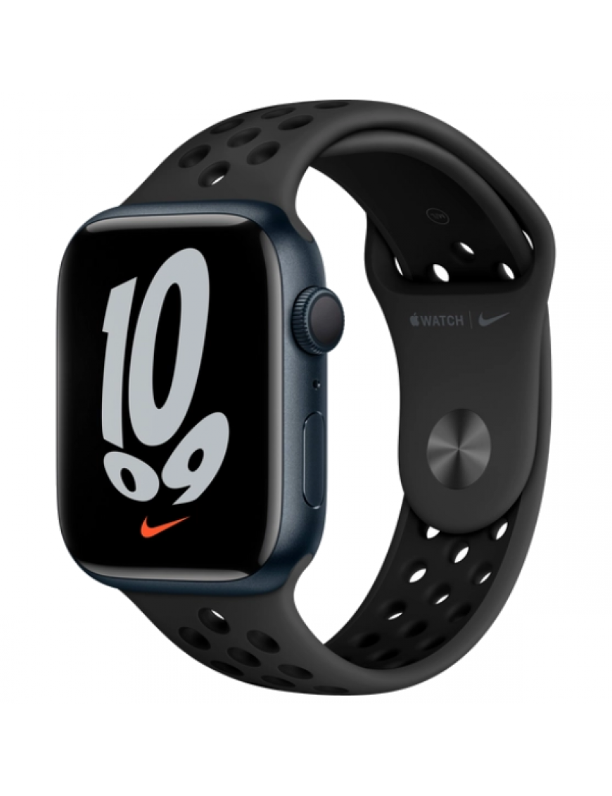 Apple Watch Nike Series 7 45 мм черный